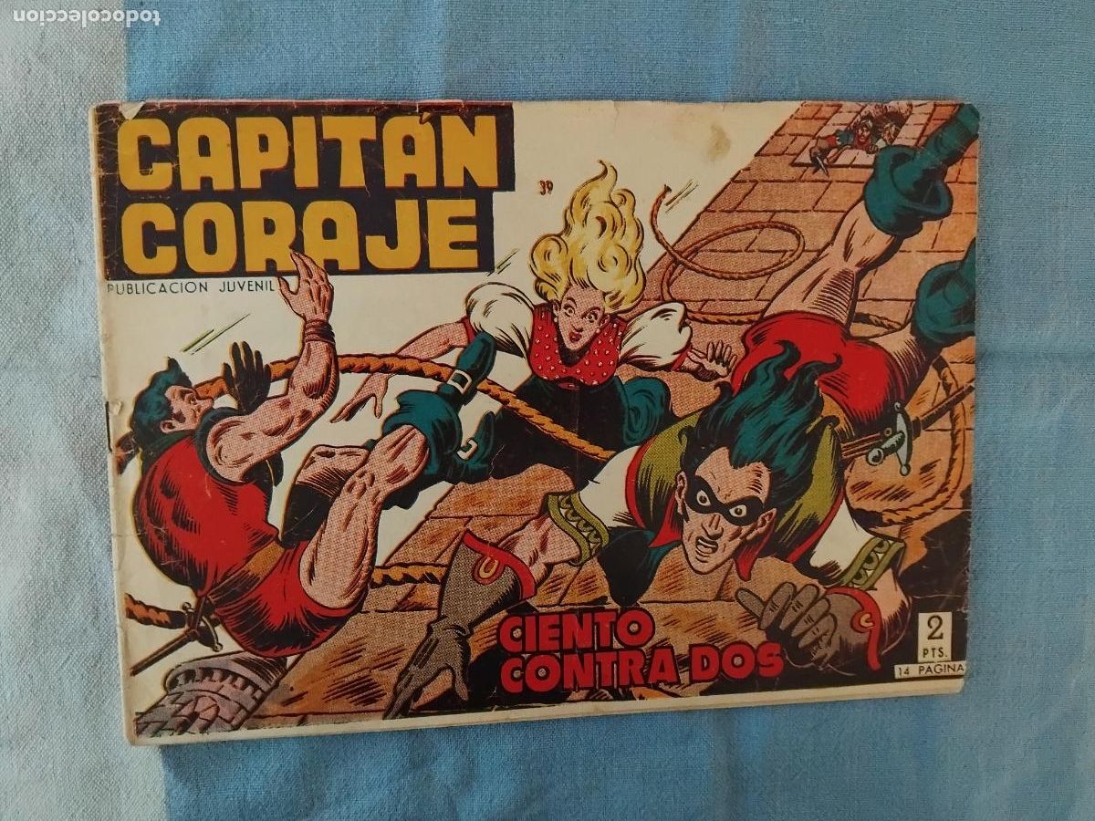 Tebeos: CAPITAN CORAJE N&ordm; 39. EDITORIAL TORAY 1959. ORIGINAL - Foto 1