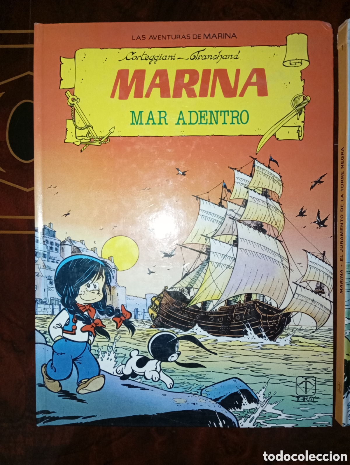 Tebeos: LAS AVENTURAS DE LA MARINA. 2 TOMOS (CORTEGGIANI - TRANCHAND) - Foto 2