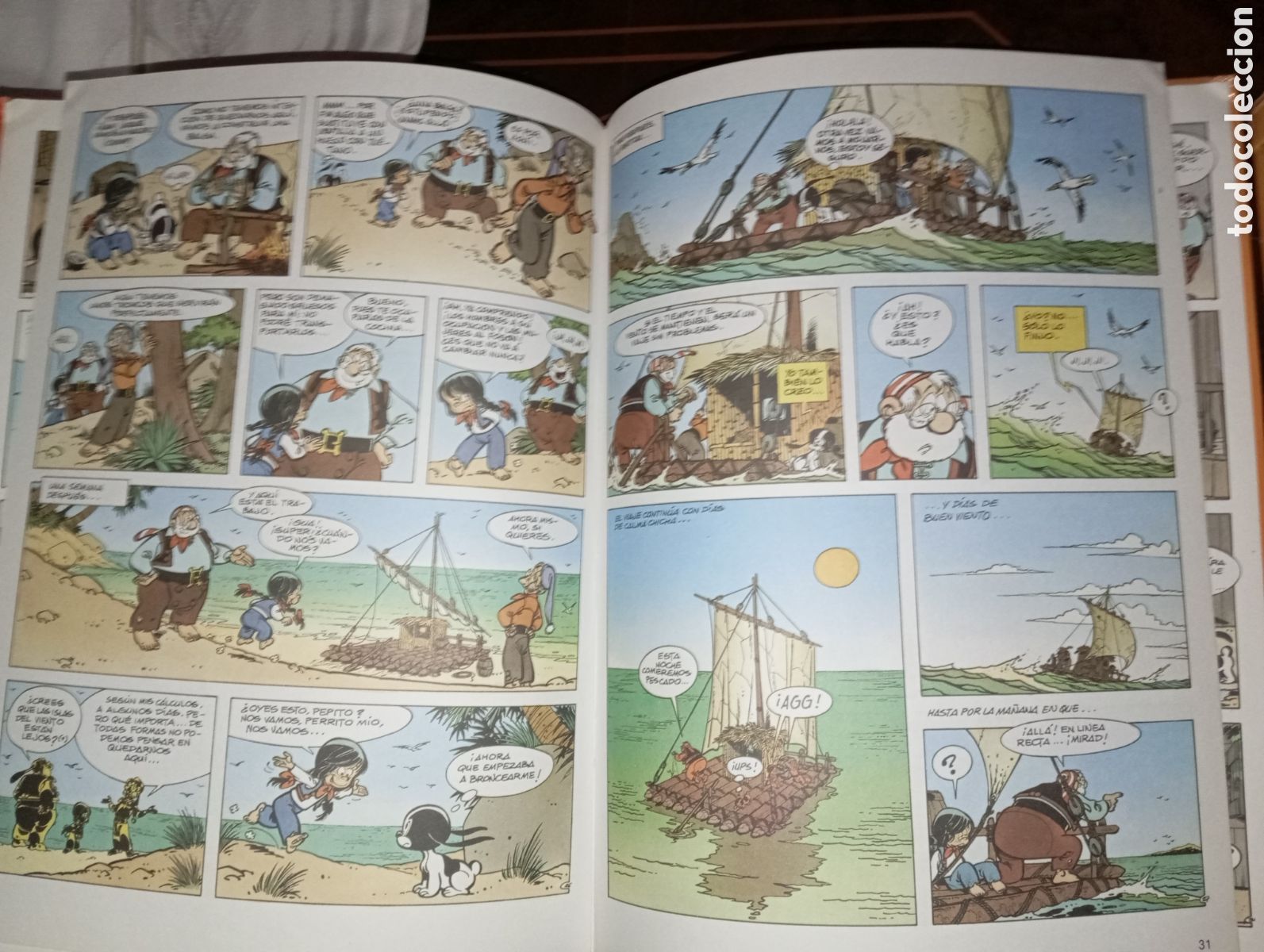 Tebeos: LAS AVENTURAS DE LA MARINA. 2 TOMOS (CORTEGGIANI - TRANCHAND) - Foto 10