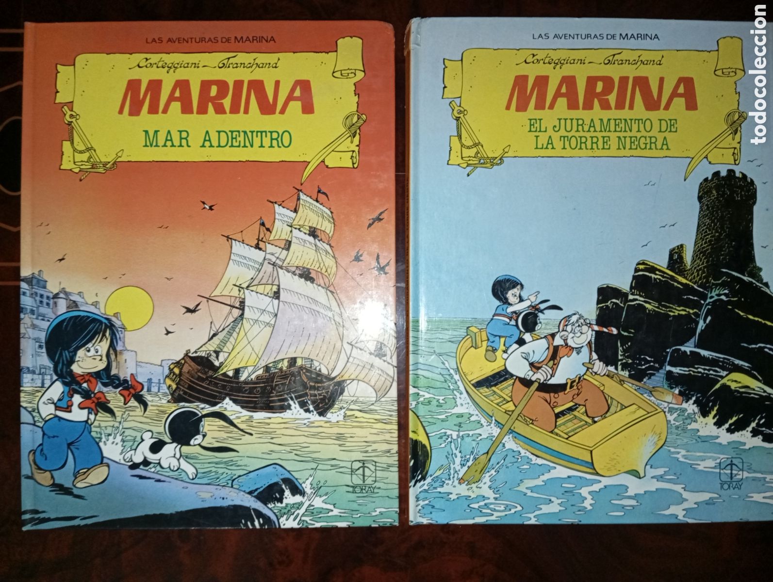Tebeos: LAS AVENTURAS DE LA MARINA. 2 TOMOS (CORTEGGIANI - TRANCHAND) - Foto 1