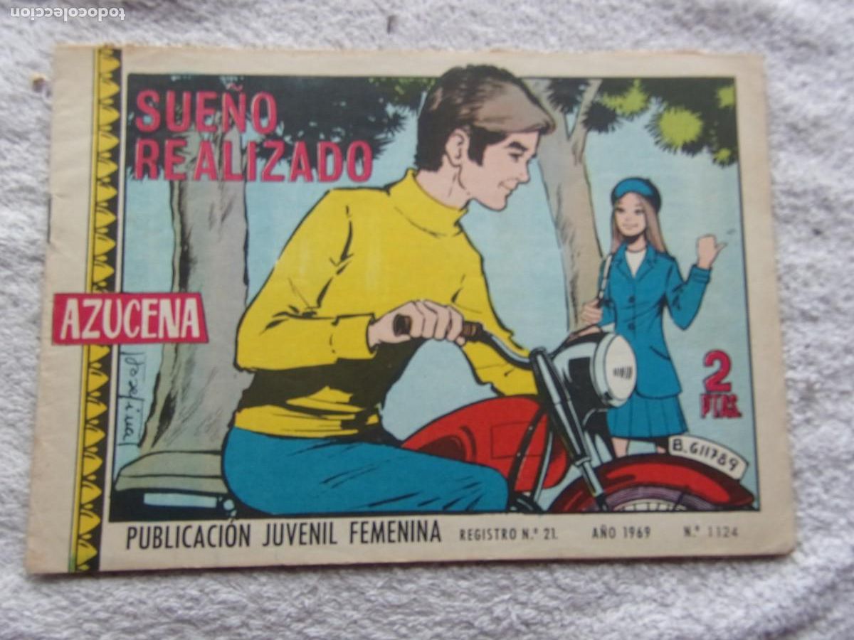 Tebeos: Azucena n&ordm; 1124 Sue&ntilde;o realitzado - Foto 1