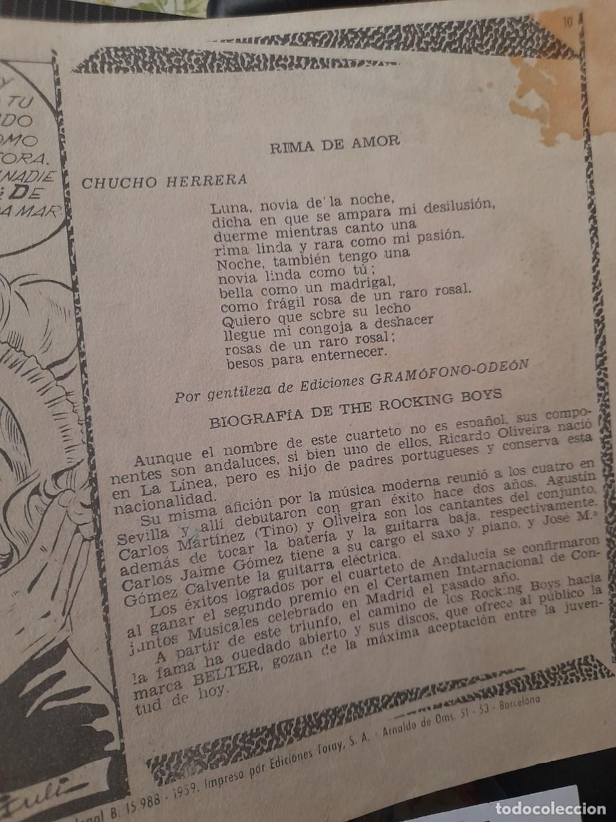 Tebeos: Comic COLECCION SERENATA. 160 Brindis a la Juventud. Ediciones TORAY - Foto 4