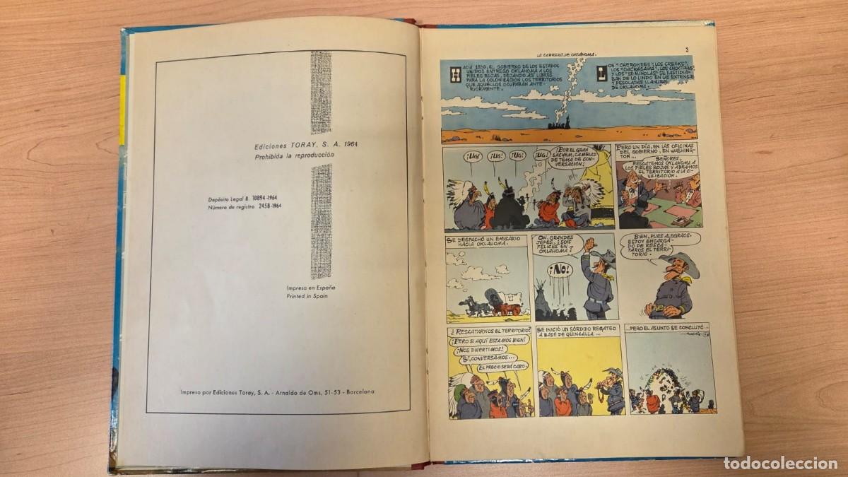 Tebeos: Lucky Luke. La carrera de Oklahoma. Primera Edici&oacute;n. Toray - Foto 4