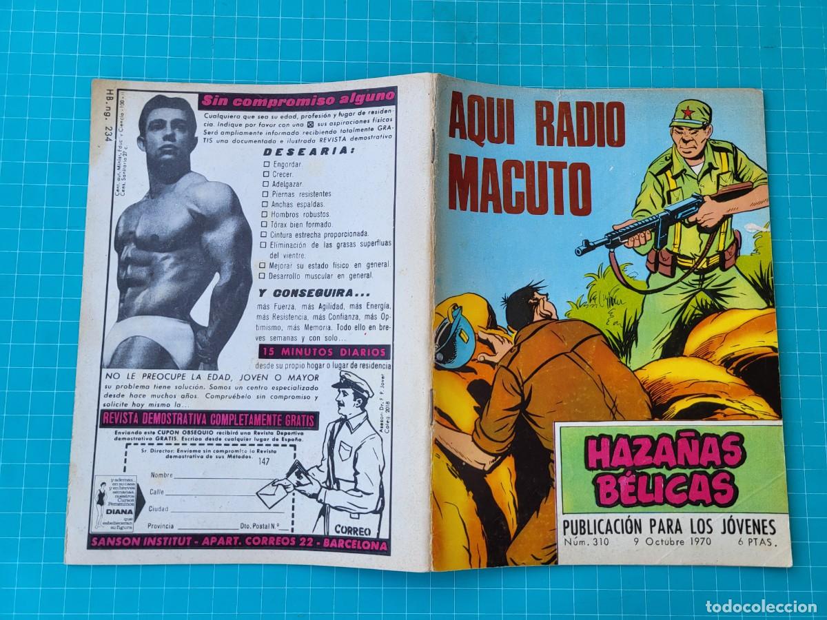 Tebeos: Haza&ntilde;as B&eacute;licas (Gorila) N&ordm; 310 Toray. - Foto 1