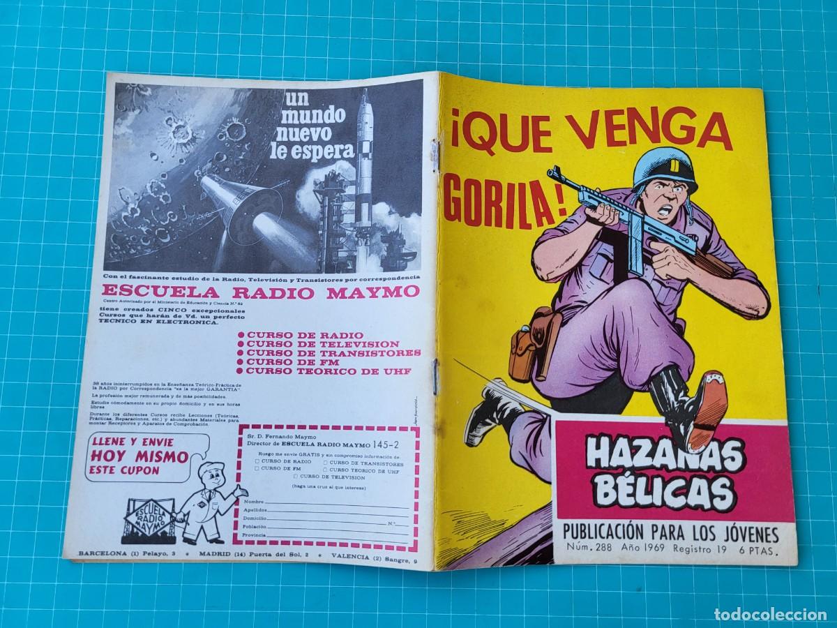 Tebeos: Haza&ntilde;as B&eacute;licas (Gorila) N&ordm; 288 Toray. - Foto 1