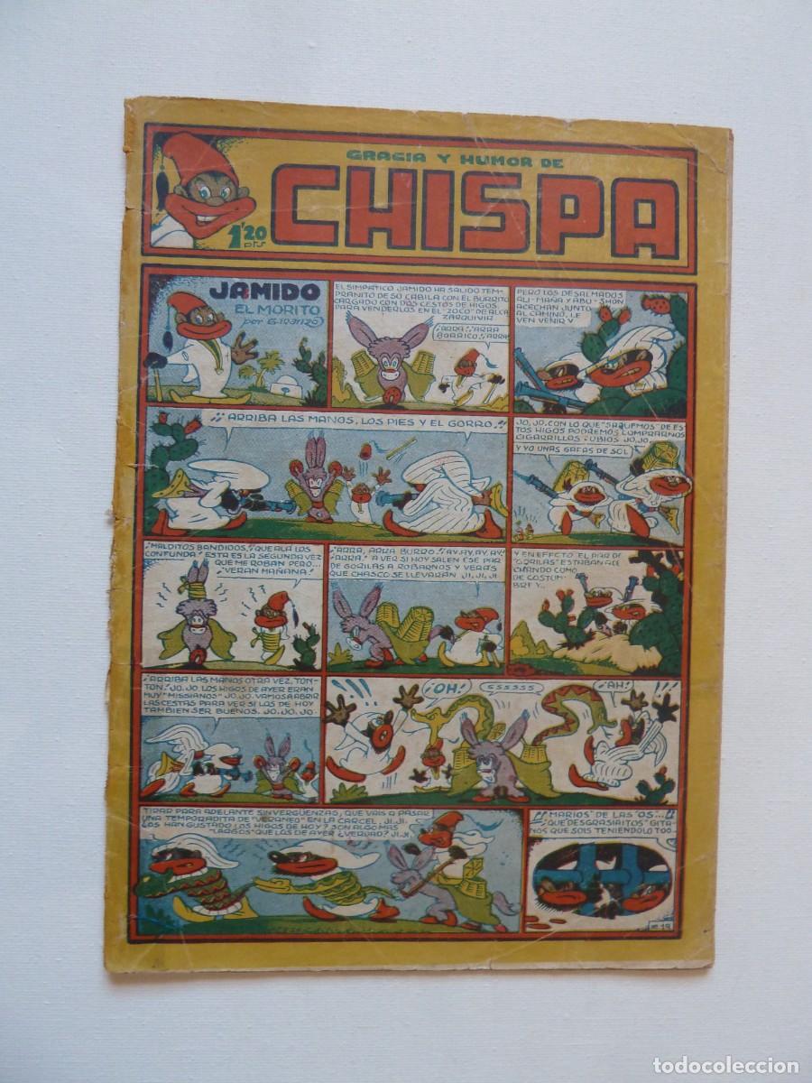 Tebeos: CHISPA N&ordm; 19 JAMIDO EL MORITO, IRANZO, TORAY, ORIGINAL - Foto 1