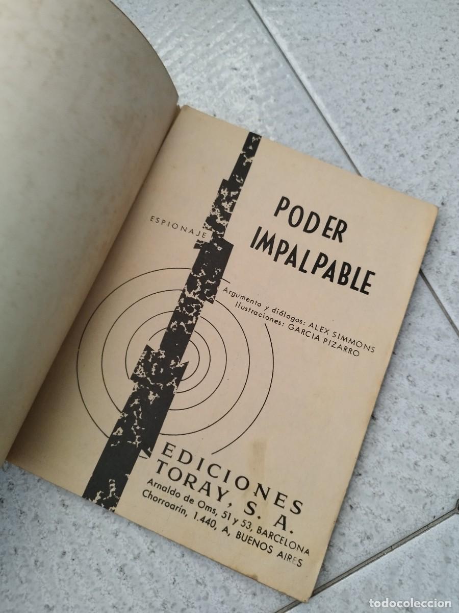 Tebeos: Antiguo C&oacute;mic / Novela Gr&aacute;fica de Espionaje, Poder Impalpable. N&ordm; 6 Toray, A&ntilde;os 60 - Foto 3