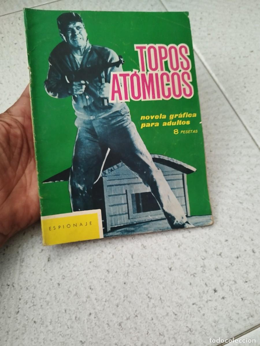 Tebeos: Antiguo C&oacute;mic espionaje N&ordm; 14. Topos Atomiclos. Toray 1965 - Foto 1