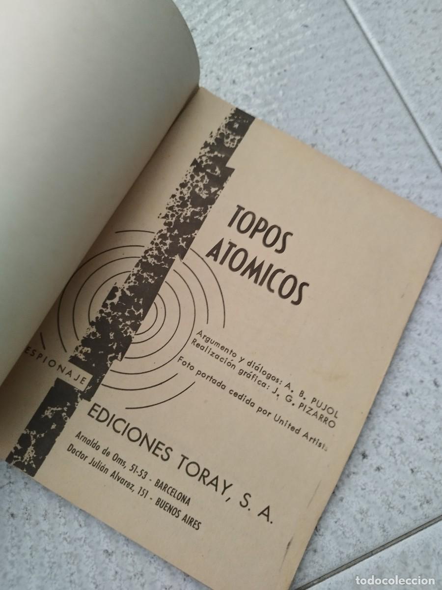 Tebeos: Antiguo C&oacute;mic espionaje N&ordm; 14. Topos Atomiclos. Toray 1965 - Foto 3