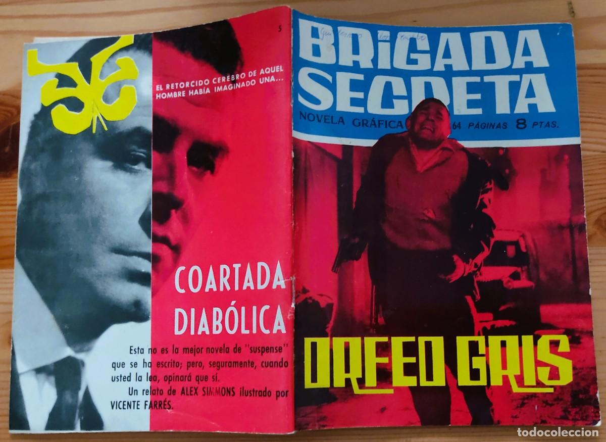 Tebeos: BRIGADA SECRETA N&ordm; 5 - EDICIONES TORAY - Foto 2