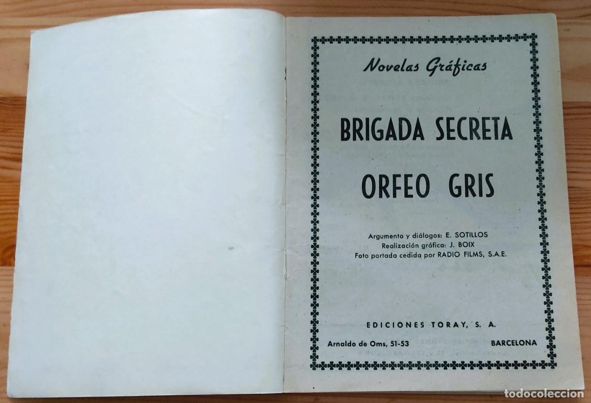 Tebeos: BRIGADA SECRETA N&ordm; 5 - EDICIONES TORAY - Foto 3