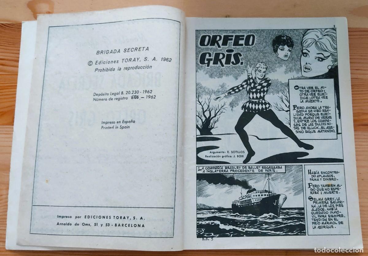 Tebeos: BRIGADA SECRETA N&ordm; 5 - EDICIONES TORAY - Foto 4