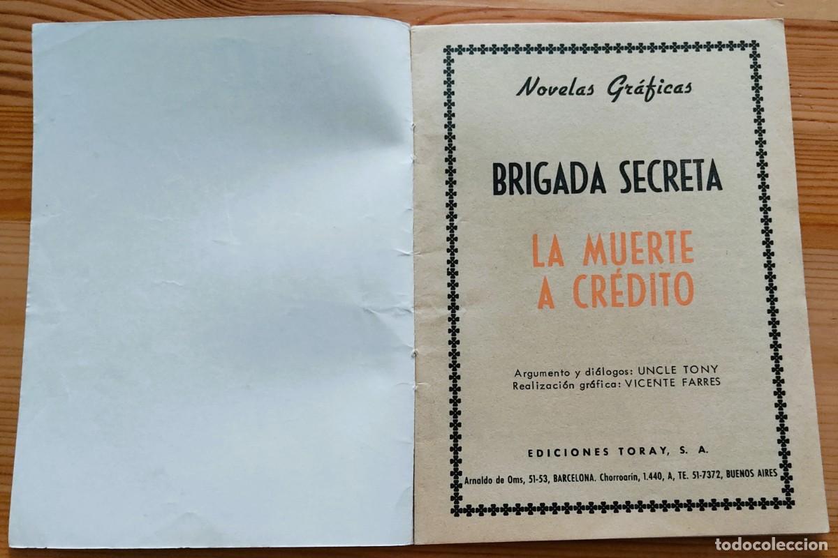 Tebeos: BRIGADA SECRETA N&ordm; 79 - EDICIONES TORAY - Foto 3