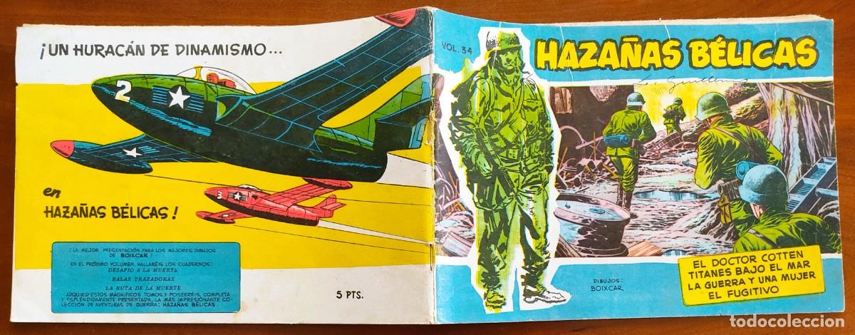 Tebeos: HAZA&Ntilde;AS B&Eacute;LICAS VOL. 34 - EDICIONES TORAY - Foto 2