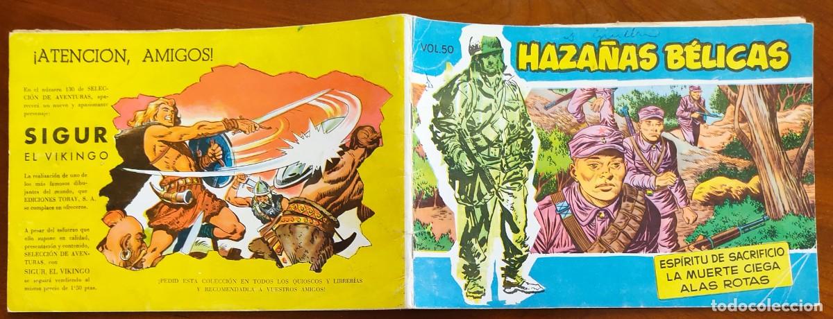 Tebeos: HAZA&Ntilde;AS B&Eacute;LICAS VOL. 50 - EDICIONES TORAY - Foto 2