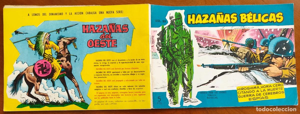 Tebeos: HAZA&Ntilde;AS B&Eacute;LICAS VOL. 55 - EDICIONES TORAY - Foto 2