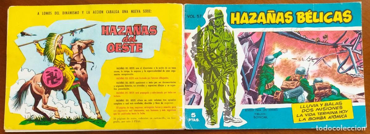 Tebeos: HAZA&Ntilde;AS B&Eacute;LICAS VOL. 57 - EDICIONES TORAY - Foto 2