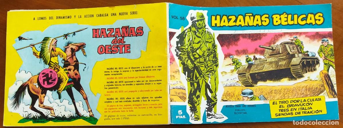 Tebeos: HAZA&Ntilde;AS B&Eacute;LICAS VOL. 58 - EDICIONES TORAY - Foto 2