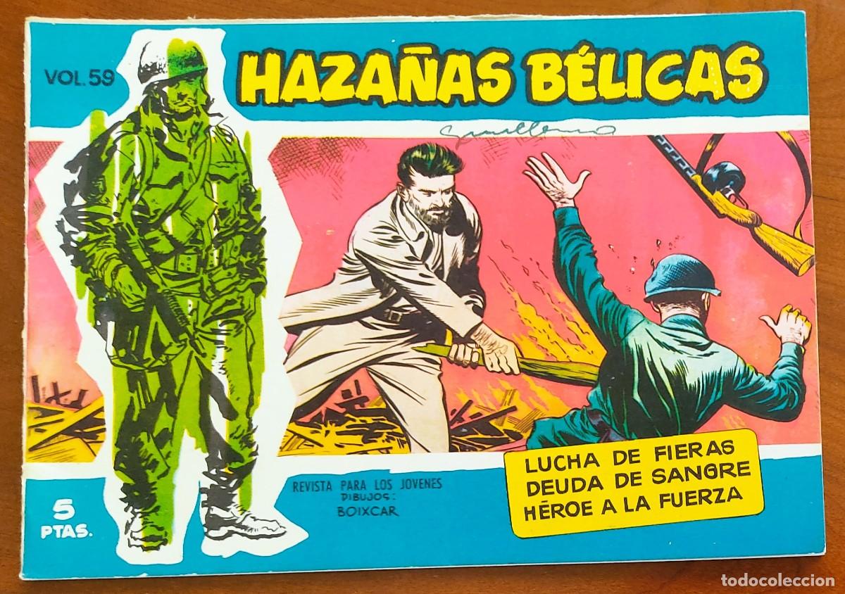 Tebeos: HAZA&Ntilde;AS B&Eacute;LICAS VOL. 59 - EDICIONES TORAY - Foto 1