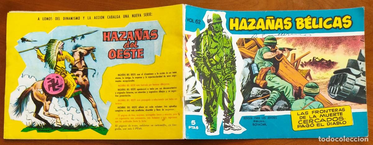 Tebeos: HAZA&Ntilde;AS B&Eacute;LICAS VOL. 62 - EDICIONES TORAY - Foto 2