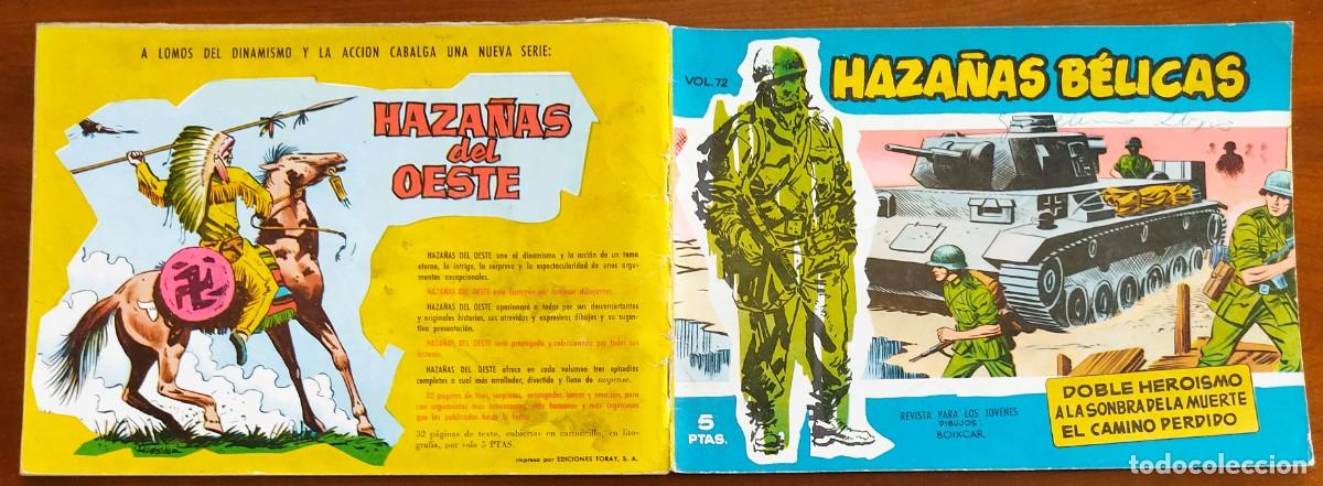 Tebeos: HAZA&Ntilde;AS B&Eacute;LICAS VOL. 72 - EDICIONES TORAY - Foto 2