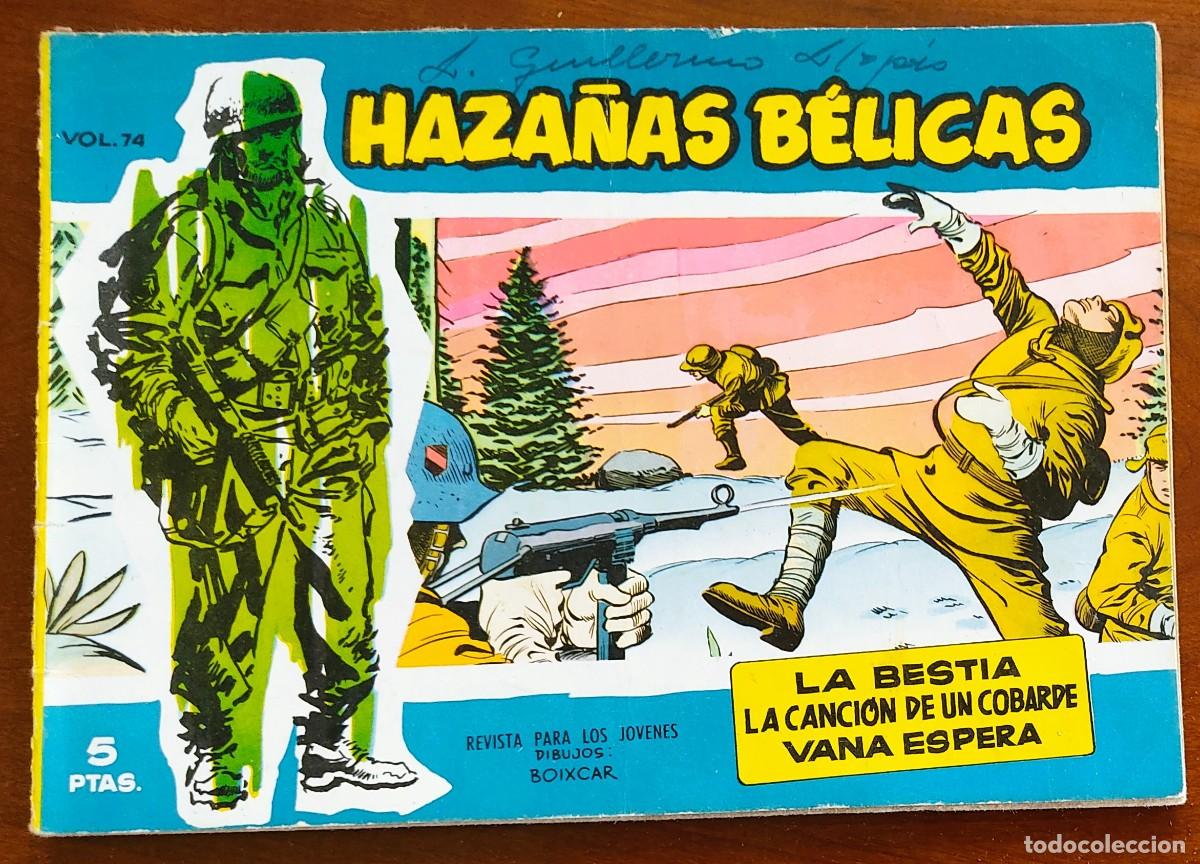Tebeos: HAZA&Ntilde;AS B&Eacute;LICAS VOL. 74 - EDICIONES TORAY - Foto 1