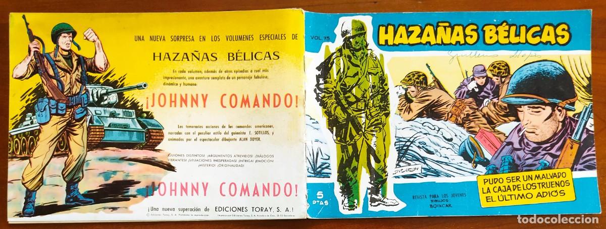 Tebeos: HAZA&Ntilde;AS B&Eacute;LICAS VOL. 75 - EDICIONES TORAY - Foto 2