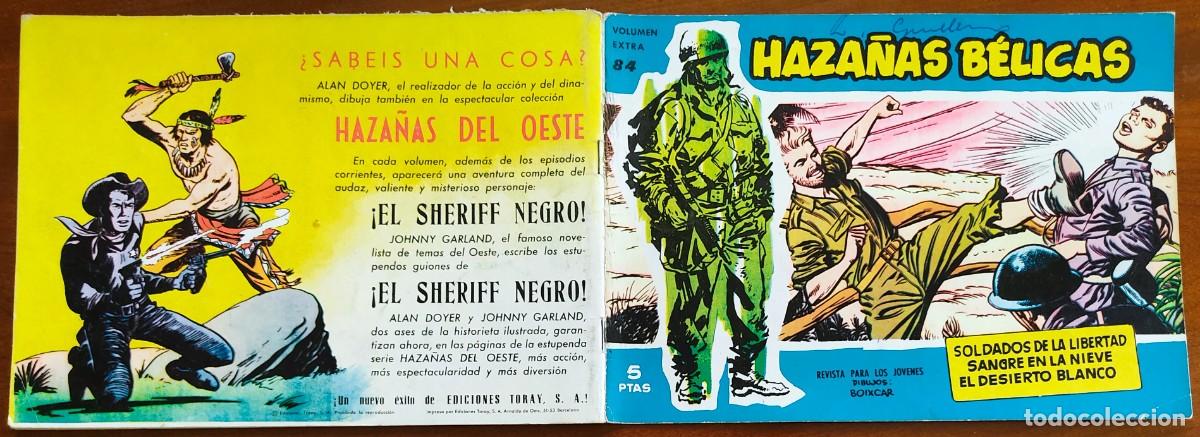 Tebeos: HAZA&Ntilde;AS B&Eacute;LICAS VOL. 84 - EDICIONES TORAY - Foto 2