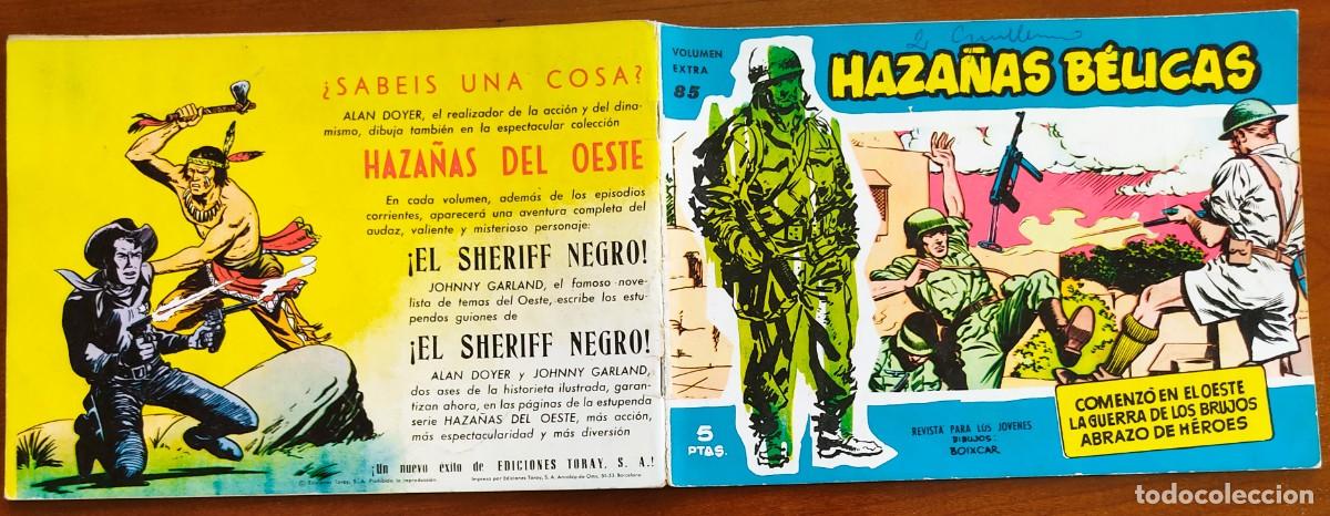 Tebeos: HAZA&Ntilde;AS B&Eacute;LICAS VOL. 85 - EDICIONES TORAY - Foto 2
