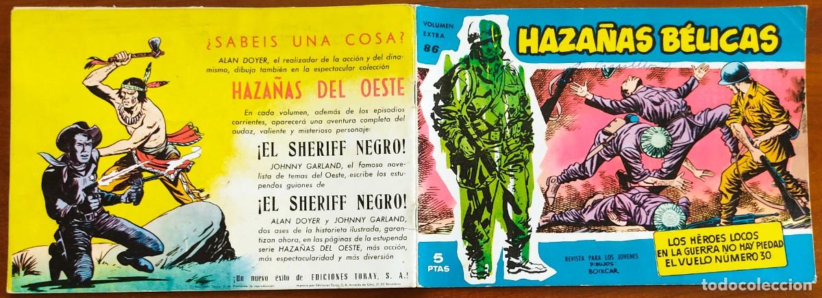 Tebeos: HAZA&Ntilde;AS B&Eacute;LICAS VOL. 86 - EDICIONES TORAY - Foto 2