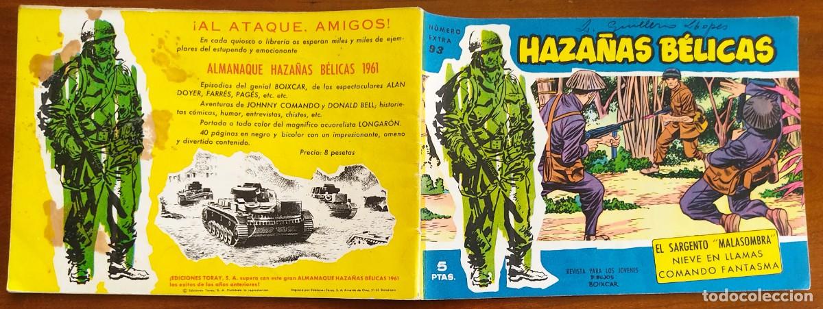 Tebeos: HAZA&Ntilde;AS B&Eacute;LICAS VOL. 93 - EDICIONES TORAY - Foto 2