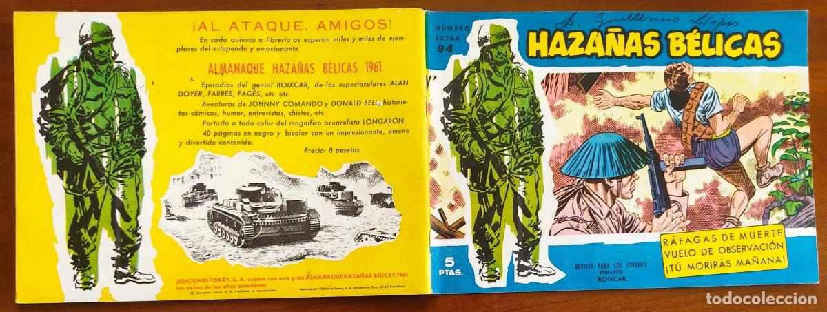 Tebeos: HAZA&Ntilde;AS B&Eacute;LICAS VOL. 94 - EDICIONES TORAY - Foto 2