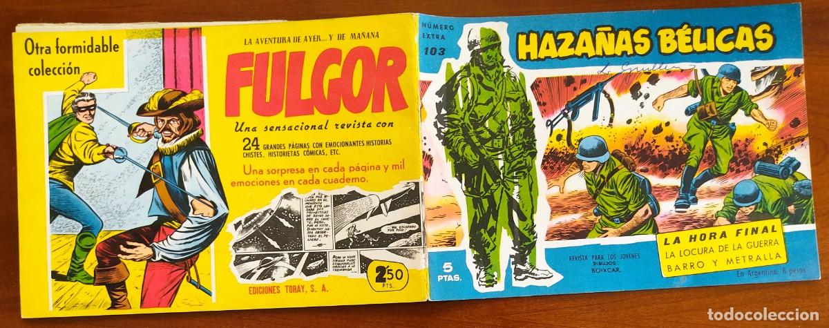 Tebeos: HAZA&Ntilde;AS B&Eacute;LICAS VOL. 103 - EDICIONES TORAY - Foto 2