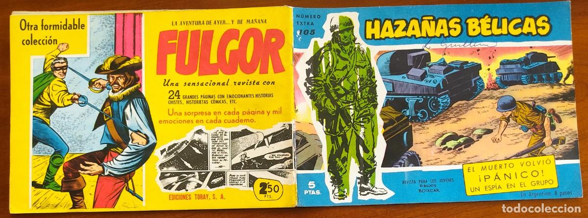 Tebeos: HAZA&Ntilde;AS B&Eacute;LICAS VOL. 105 - EDICIONES TORAY - Foto 2