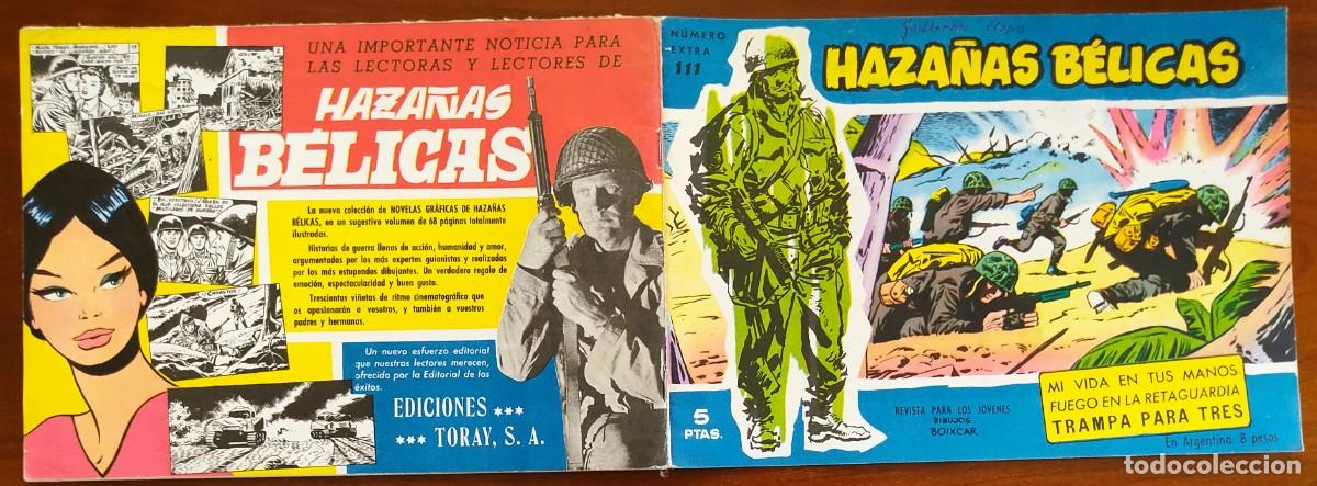 Tebeos: HAZA&Ntilde;AS B&Eacute;LICAS VOL. 111 - EDICIONES TORAY - Foto 2
