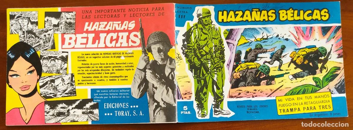 Tebeos: HAZA&Ntilde;AS B&Eacute;LICAS VOL. 111 - EDICIONES TORAY - Foto 2