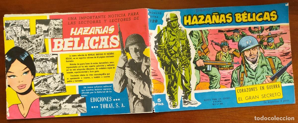 Tebeos: HAZA&Ntilde;AS B&Eacute;LICAS VOL. 120 - EDICIONES TORAY - Foto 2