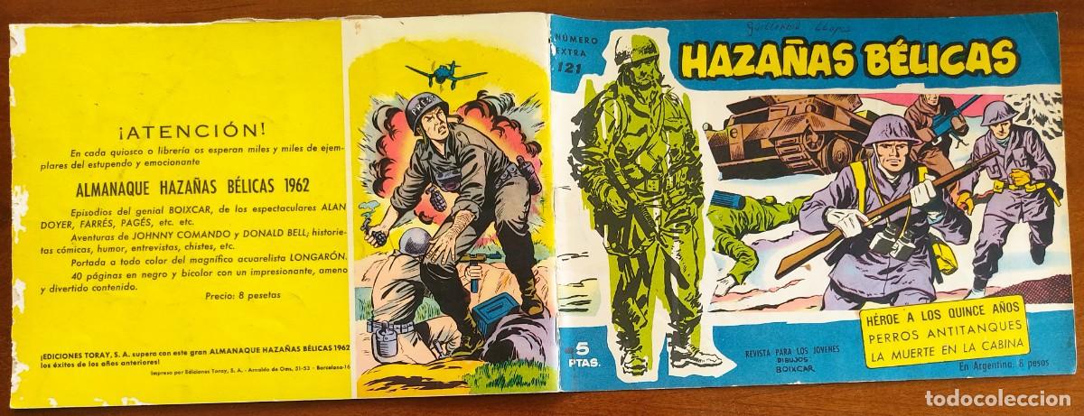 Tebeos: HAZA&Ntilde;AS B&Eacute;LICAS VOL. 121 - EDICIONES TORAY - Foto 2