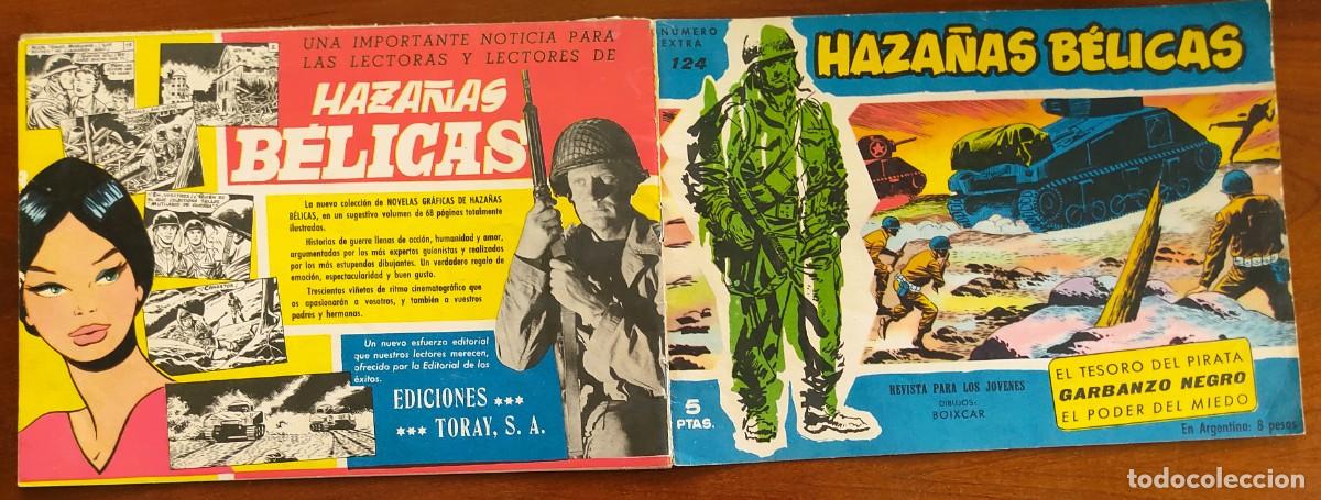 Tebeos: HAZA&Ntilde;AS B&Eacute;LICAS VOL. 124 - EDICIONES TORAY - Foto 2