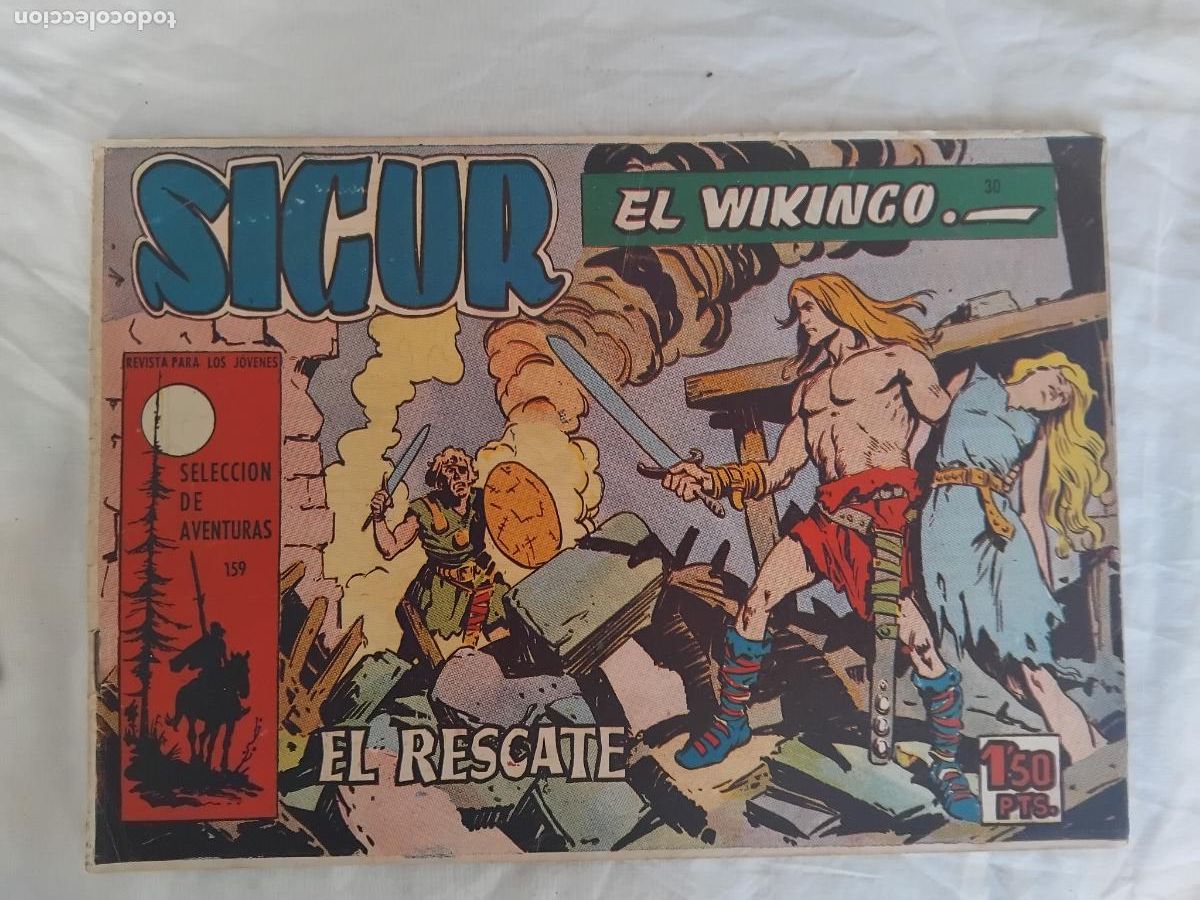 Tebeos: SIGUR EL VIKINGO N&ordm; 30. EDICIONES TORAY 1958. ORIGINAL. - Foto 1