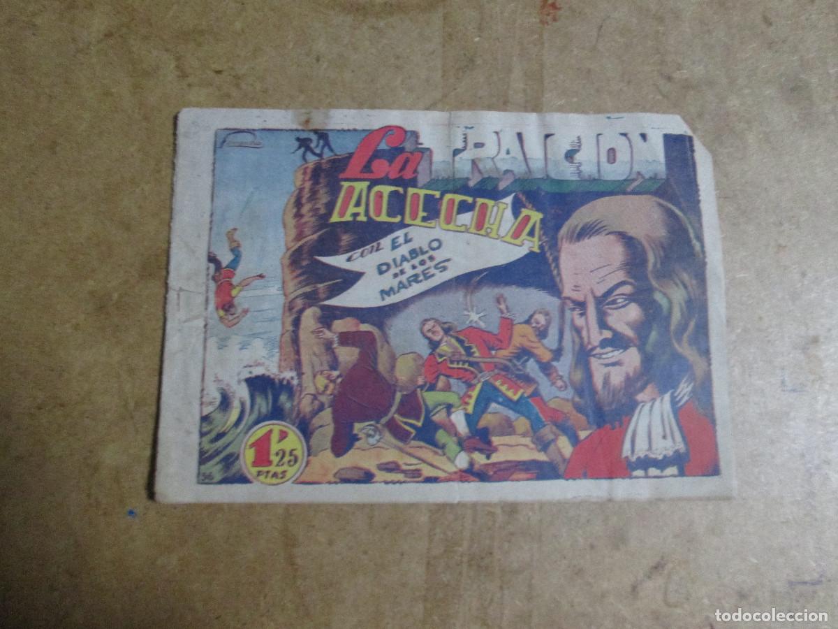 Tebeos: el diablo de los mares n&ordm; 36, original editorial toray 1947 - Foto 1