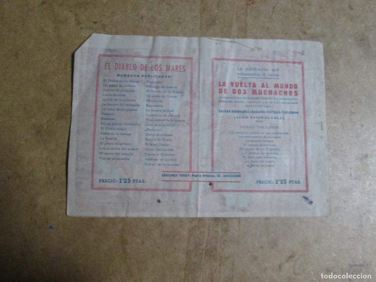 Tebeos: el diablo de los mares n&ordm; 36, original editorial toray 1947 - Foto 2