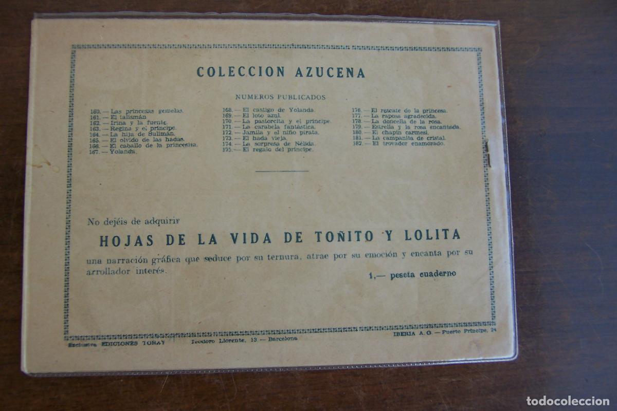 Tebeos: azucena n&ordm; 182 de 1&ordf; ed. - Foto 2