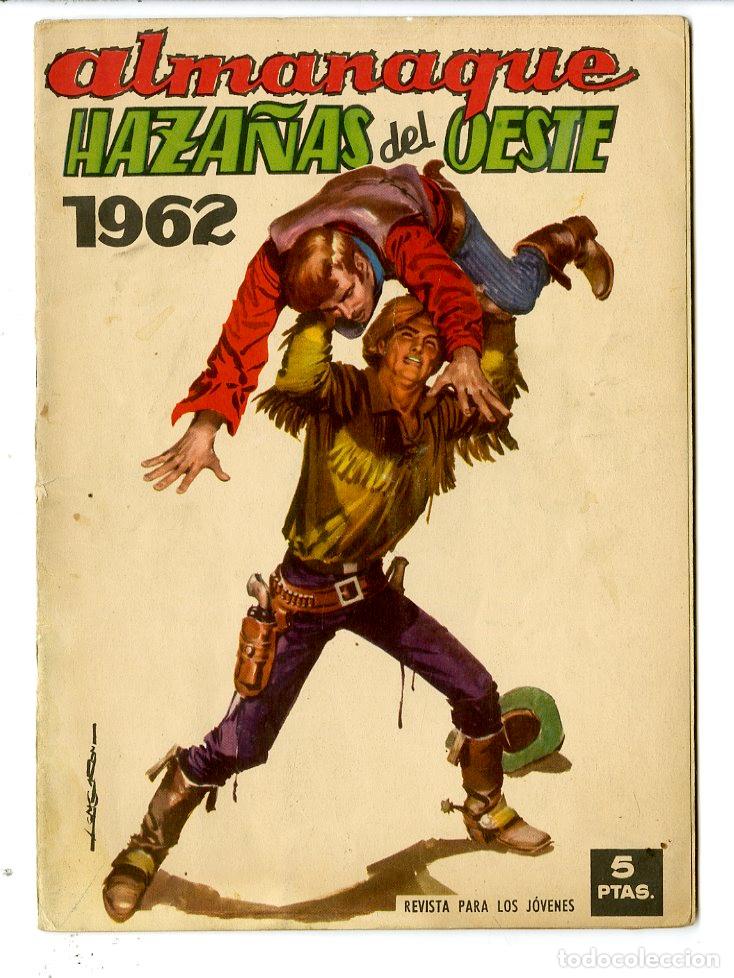 Tebeos: Almanaque Haza&ntilde;as del Oeste 1962 - Foto 1