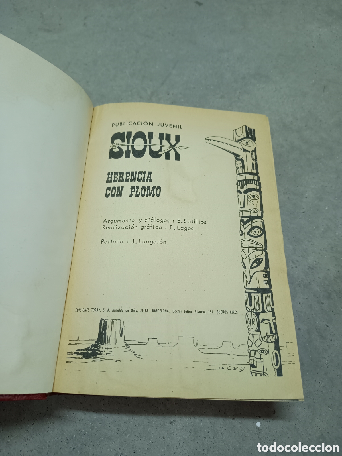 Tebeos: TOMO CON 12 EJEMPLARES DE SIOUX DE EDICIONES TORAY - Foto 2