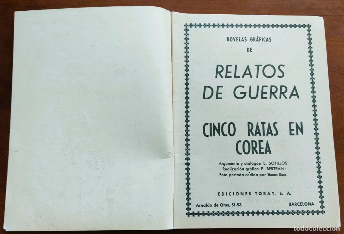 Tebeos: RELATOS DE GUERRA N&ordm; 9 - EDICIONES TORAY - Foto 3
