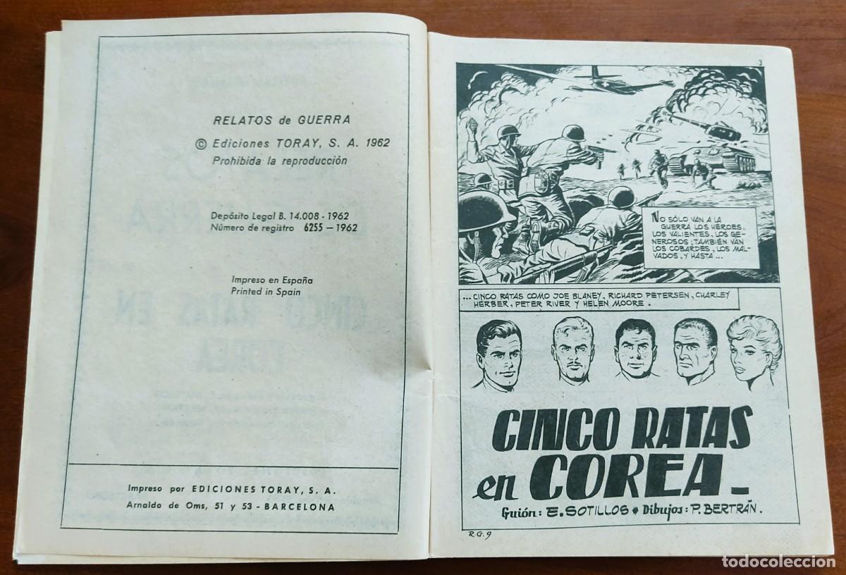 Tebeos: RELATOS DE GUERRA N&ordm; 9 - EDICIONES TORAY - Foto 4