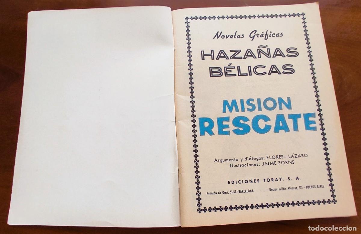 Tebeos: HAZA&Ntilde;AS B&Eacute;LICAS N&ordm; 178 - EDICIONES TORAY - VERTICAL - Foto 3