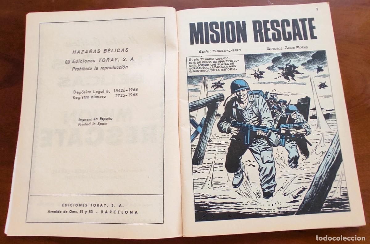 Tebeos: HAZA&Ntilde;AS B&Eacute;LICAS N&ordm; 178 - EDICIONES TORAY - VERTICAL - Foto 4