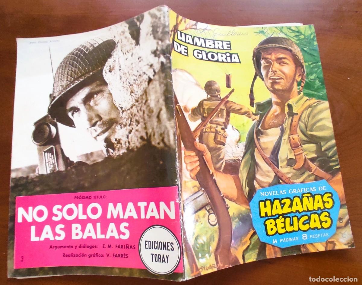 Tebeos: HAZA&Ntilde;AS B&Eacute;LICAS N&ordm; 3 - EDICIONES TORAY - VERTICAL - Foto 2